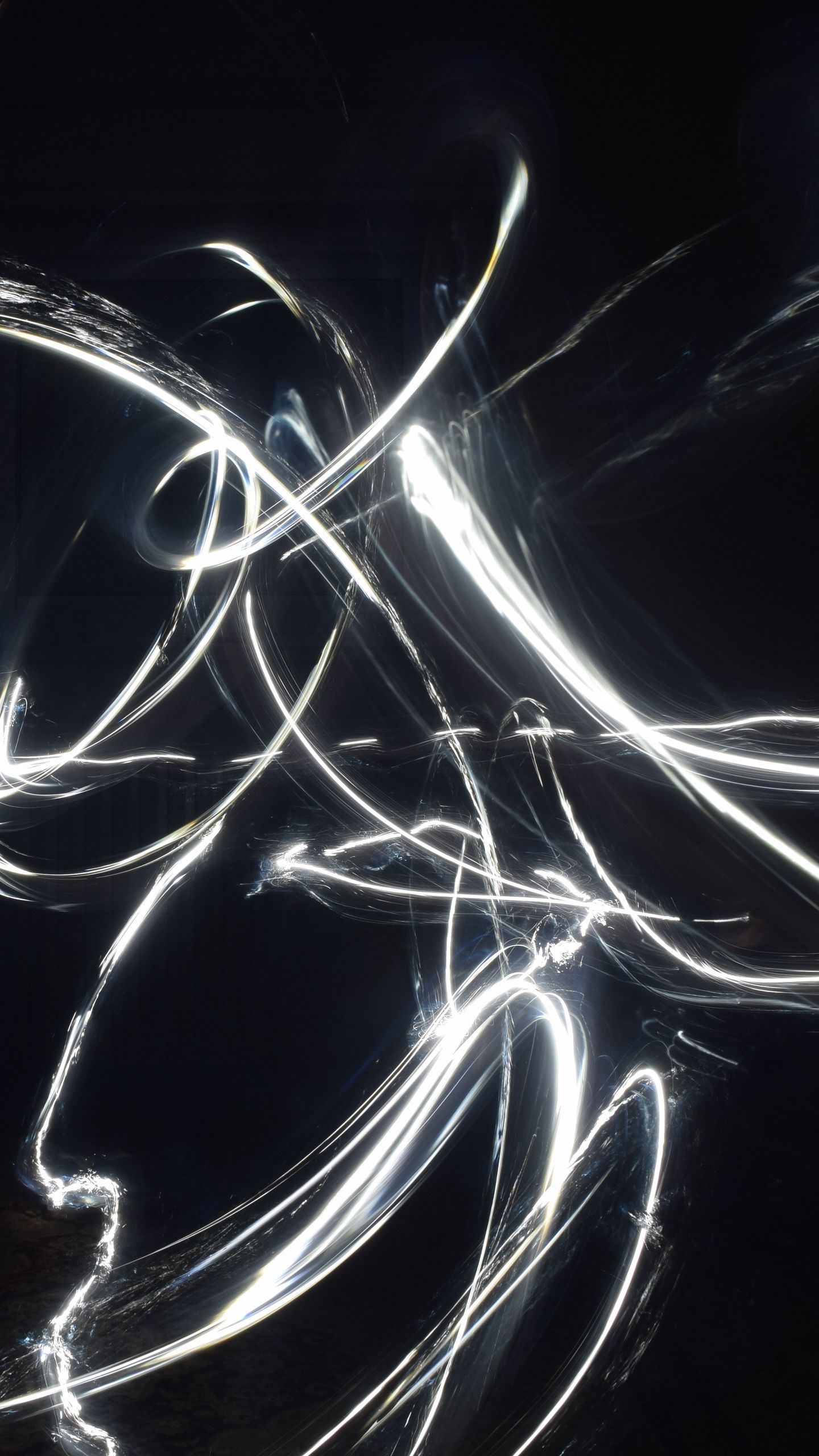 1440x2560 Download wallpaper 1440x2560 lines, shine, chaotic, curved qhd samsung galaxy s s edge, note, lg g4 HD background