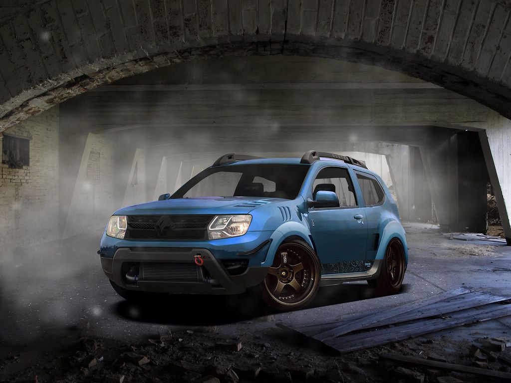 1024x768 Renault Duster tuning background 2