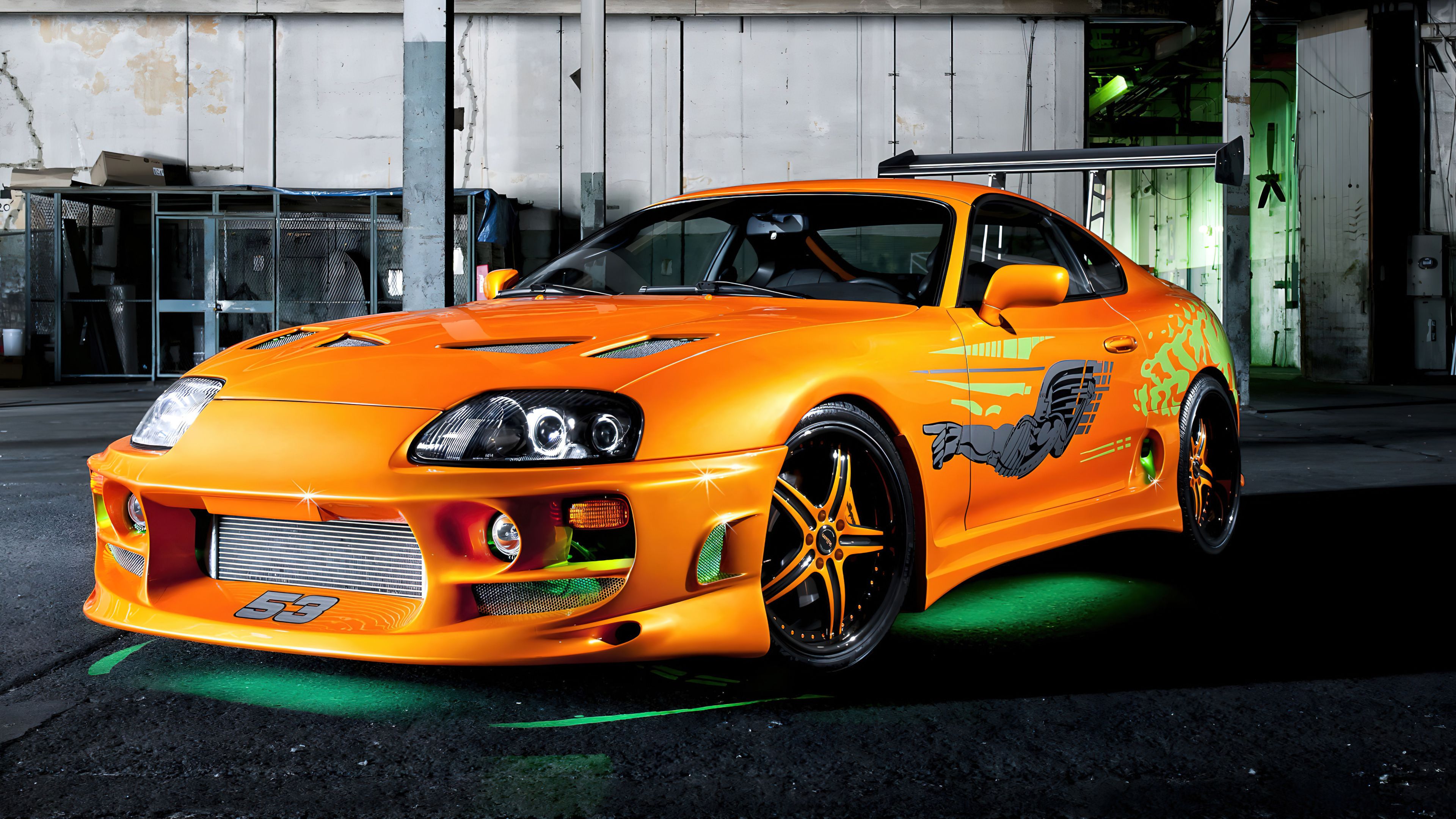 3840x2160 Toyota Supra Mk4 Wallpaper 4K, Custom tuning, JDM cars