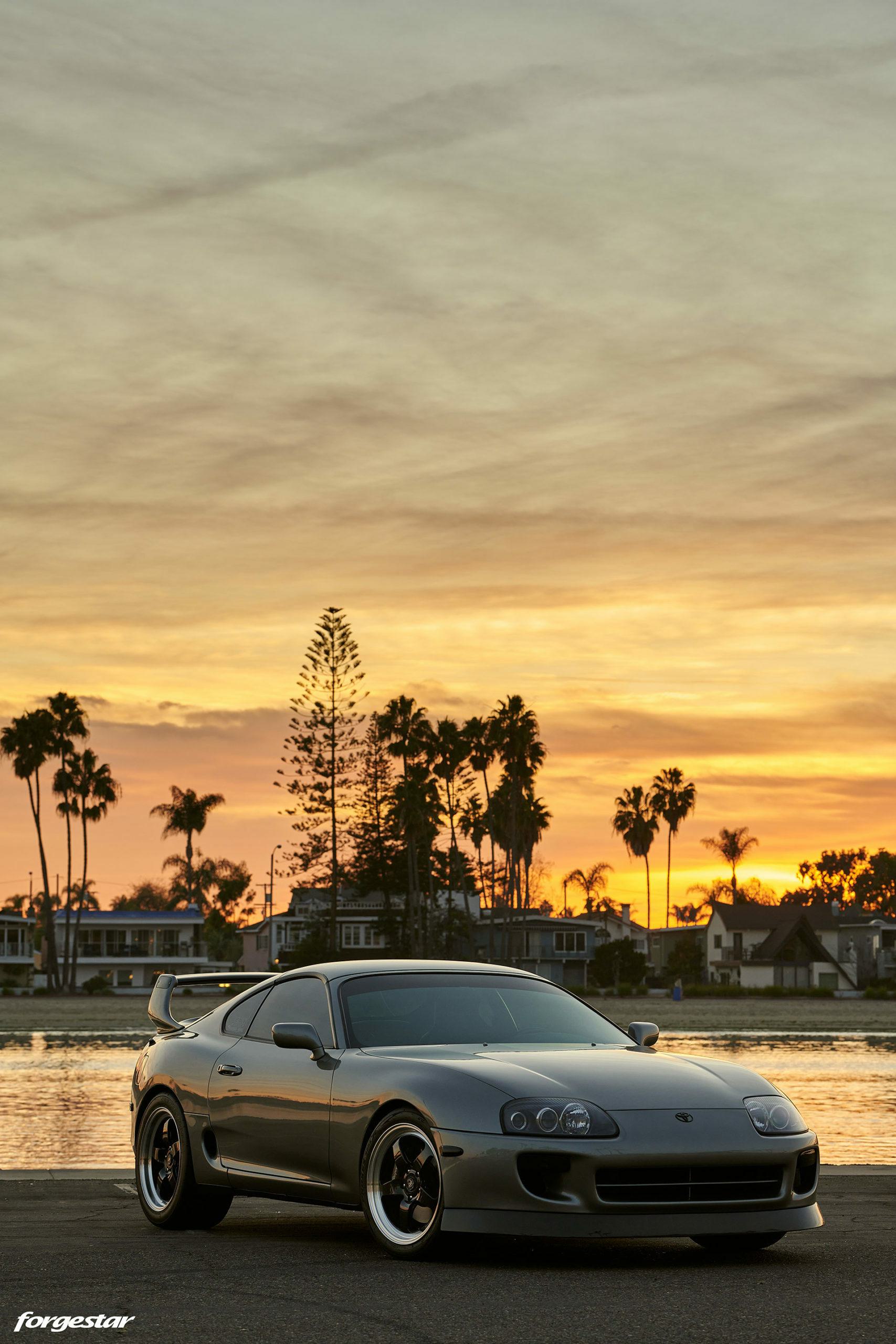 1707x2560 Gray Toyota Supra Turbo MKIV A80 D5 Drag Pack