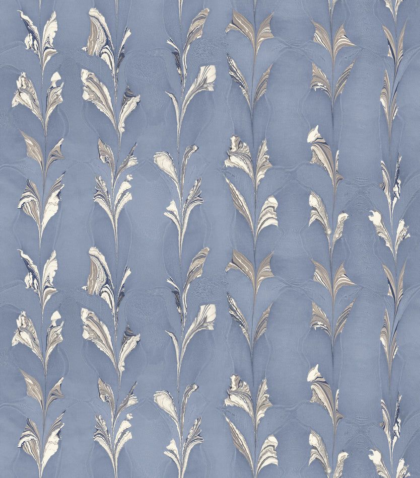 834x950 CLIMBING VINES WALLPAPER / BLUE ASH