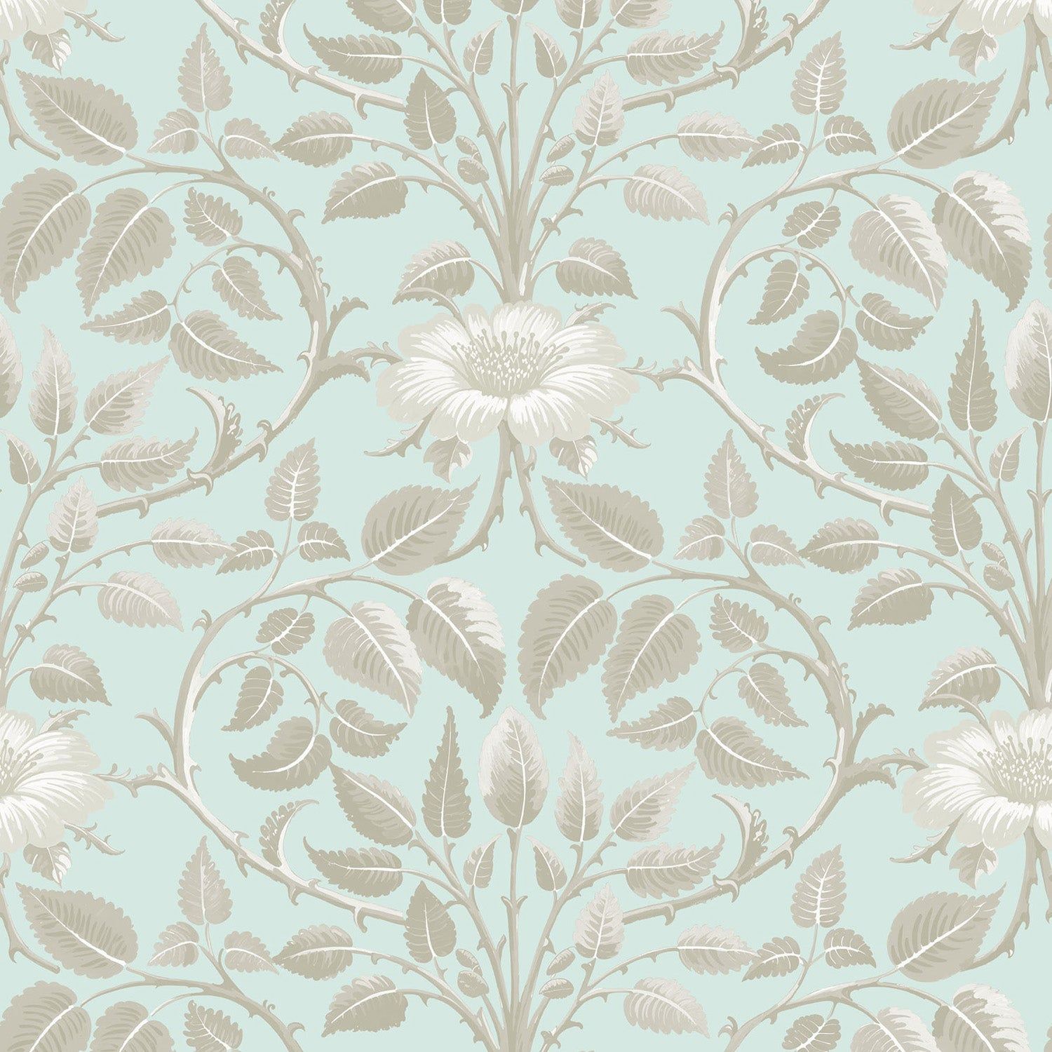 1500x1500 Mitchell Black Garden Vine Wallpaper