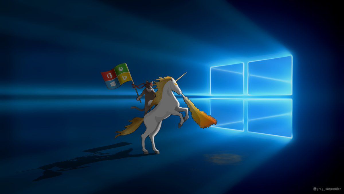 1200x675 A few months ago. :) #Windows10 #NinjaCat #WindowsInsiders #SurfaceArt