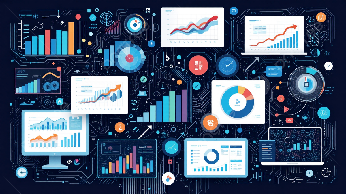 1200x675 Data Analytics Business Intelligence Dashboard Charts Graphs, Data, Analytics, Strategy Background Image And Wallpaper for Free Download