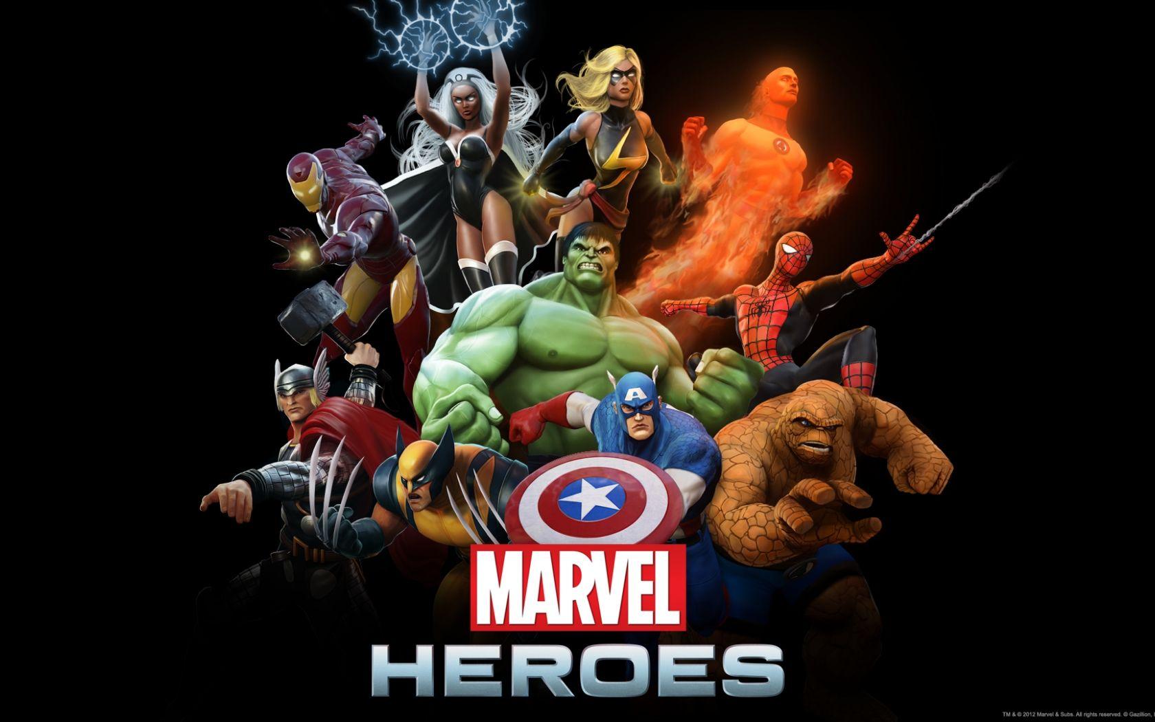 1680x1050 Free download Epic Marvel Heroes Wallpaper SlotsMarvel 1920x1080