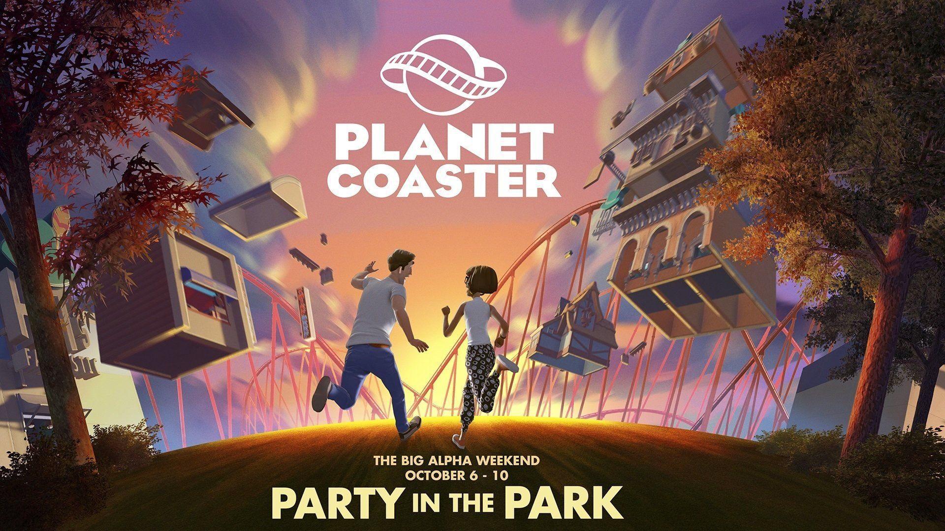 1920x1080 Planet Coaster Party in the Park HD Wallpaper