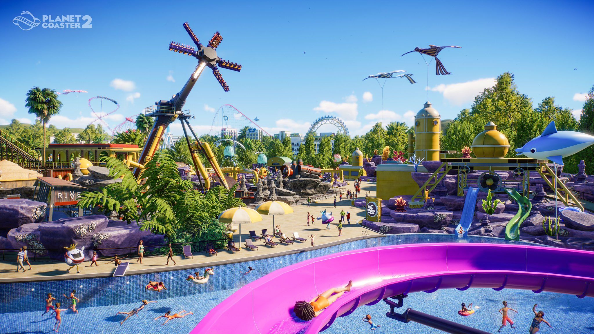2048x1152 Planet Coaster 2 Screenshot and Key Art
