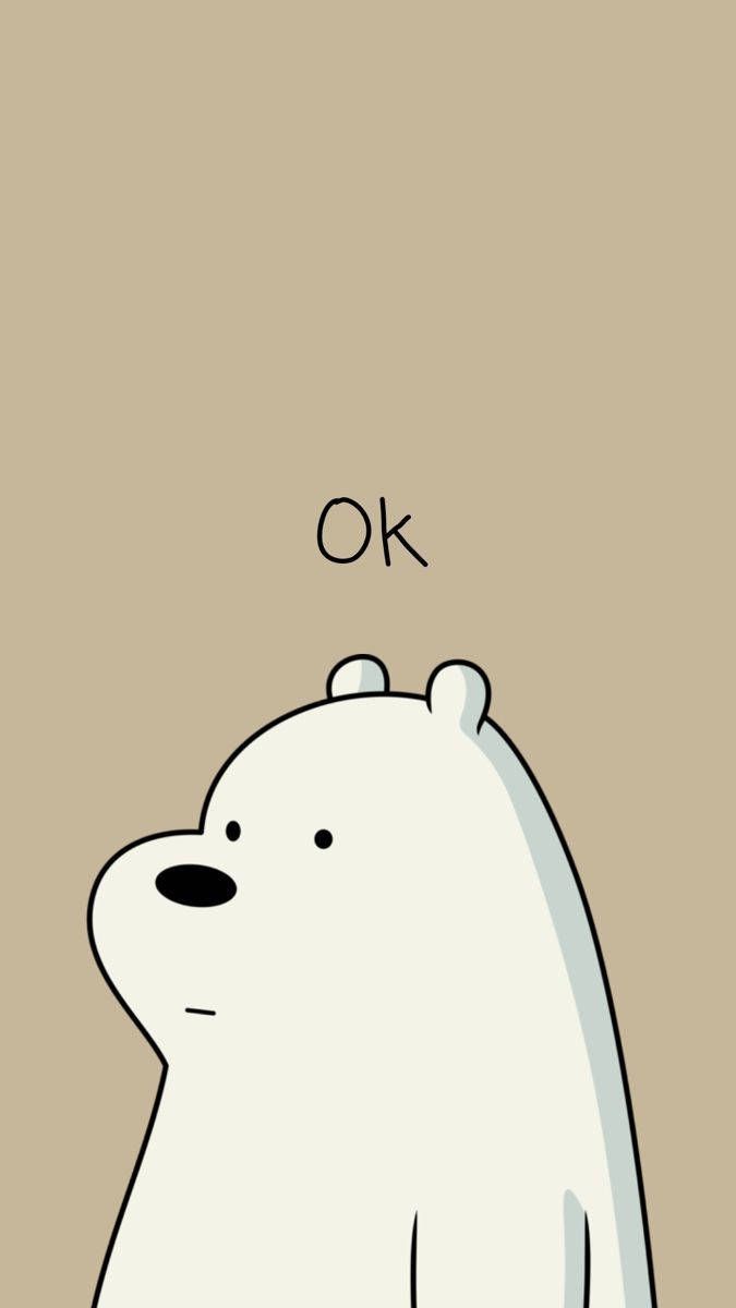 675x1200 Download Ice Bear Cartoon Aesthetic iPhone Wallpaper