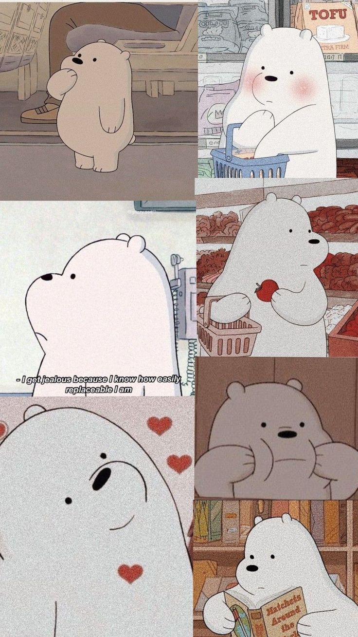736x1308 Ice Bear Aesthetic Wallpaper B69