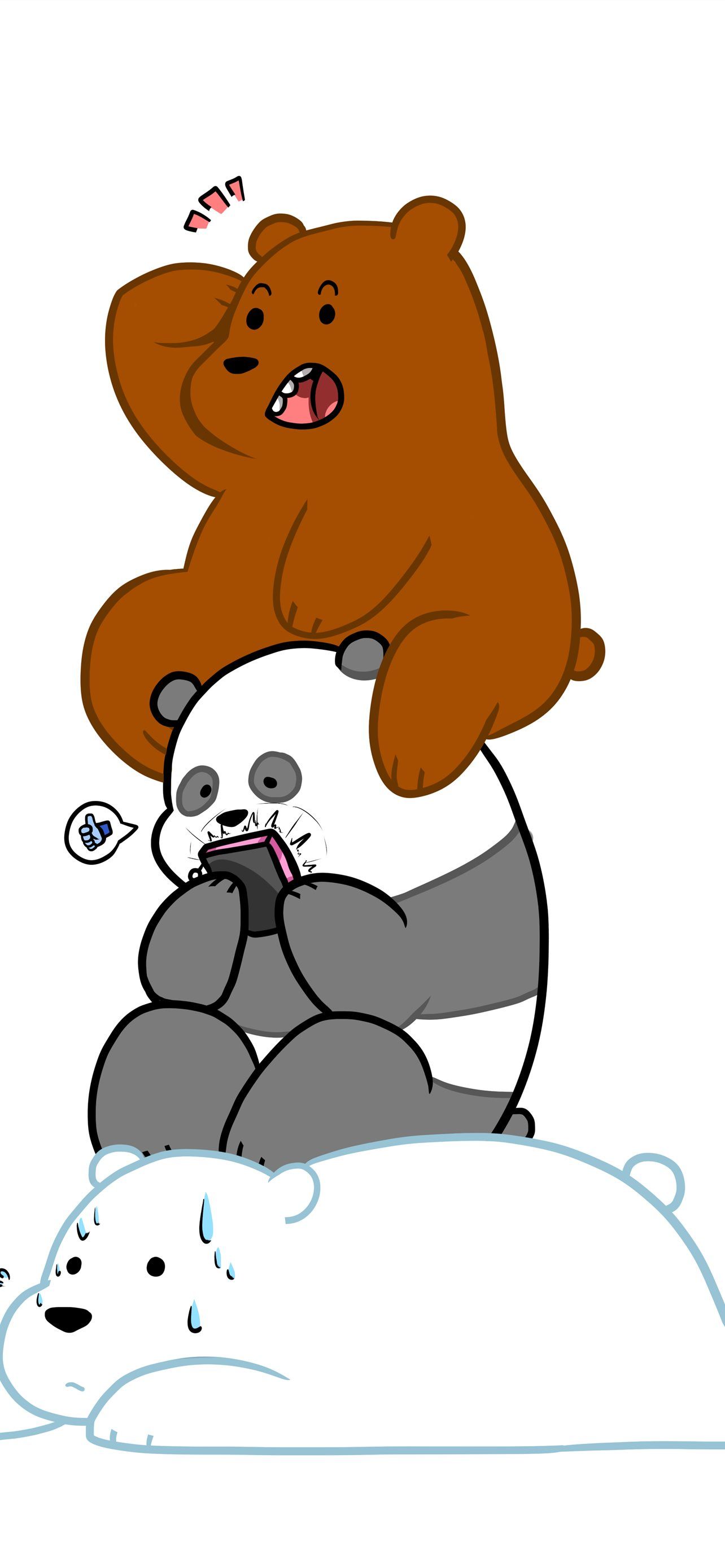1284x2778 Ice Bear Ice Bear We Bare Bears top iPhone Wallpaper Free Download