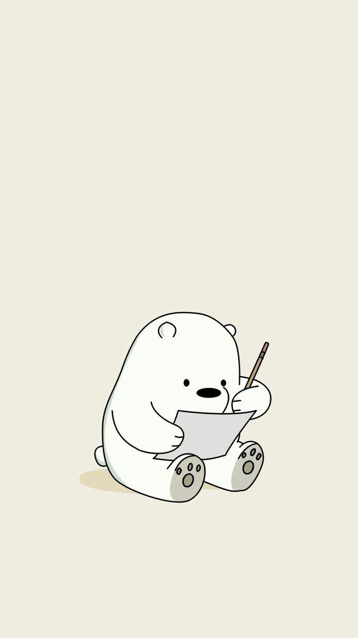 736x1309 Polar bear aesthetic wallpaper