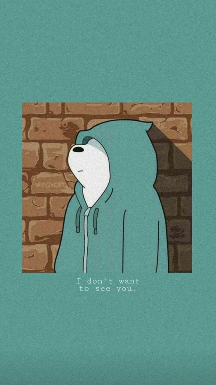 850x1511 Ice bear aesthetic HD wallpaper