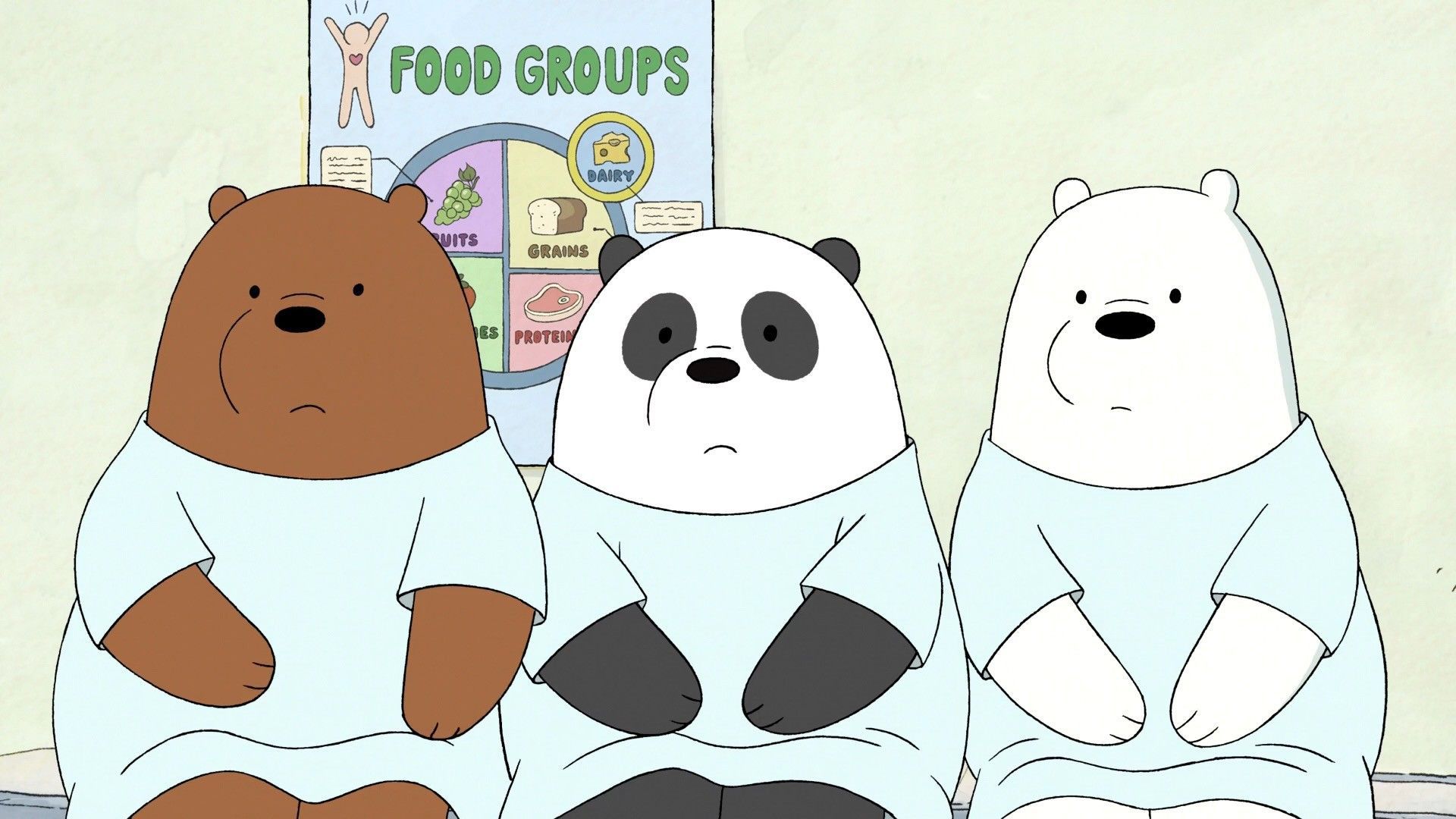 1920x1080 Ice Bear Panda HD We Bare Bears Wallpaper