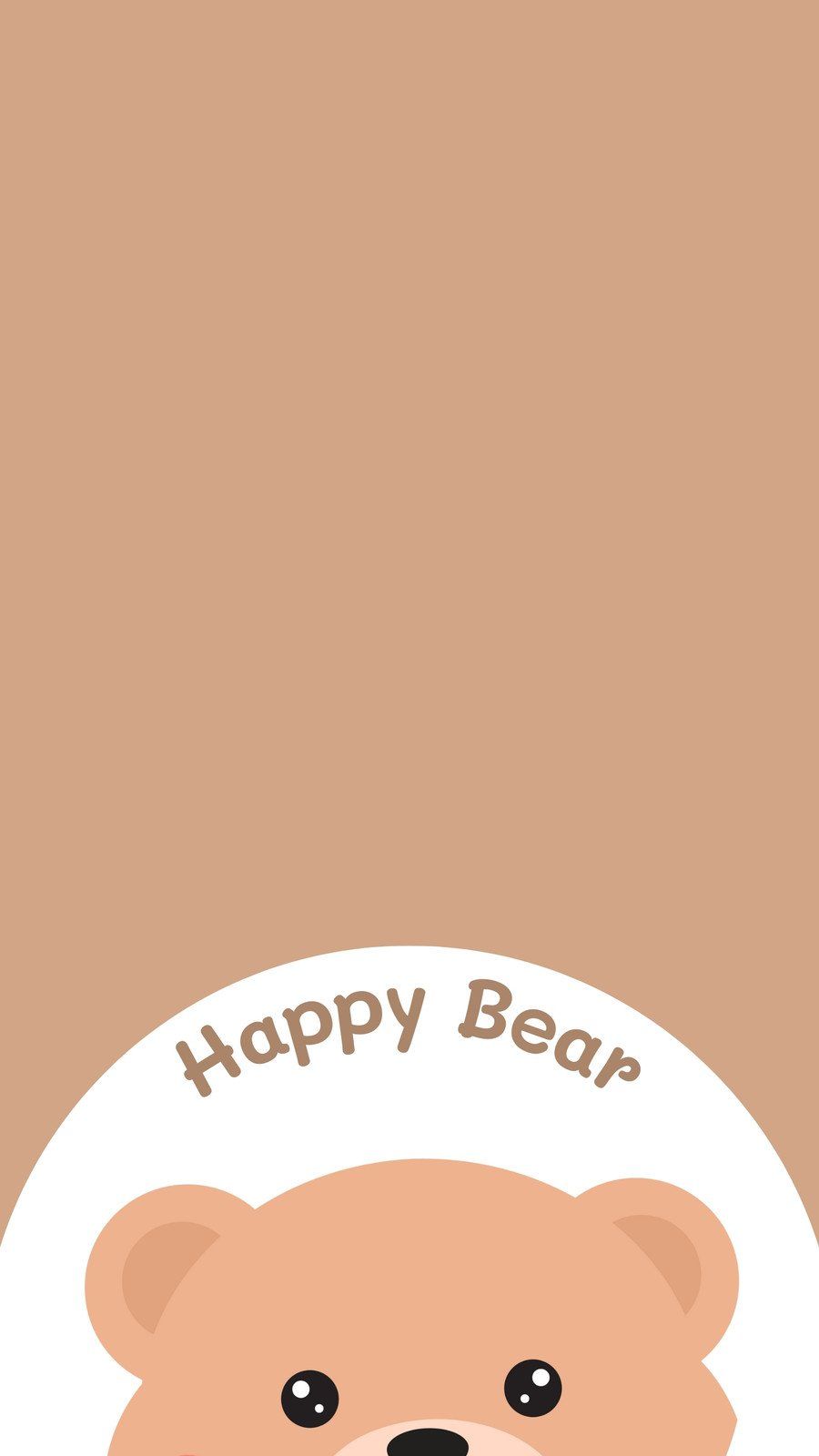 900x1600 Free and customizable bear wallpaper templates