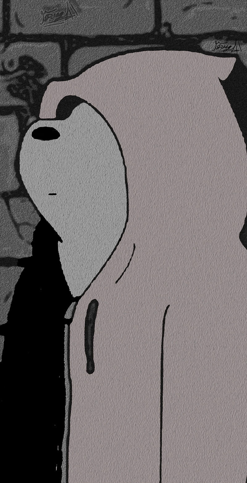 800x1563 HD ice bear aesthetic wallpaper
