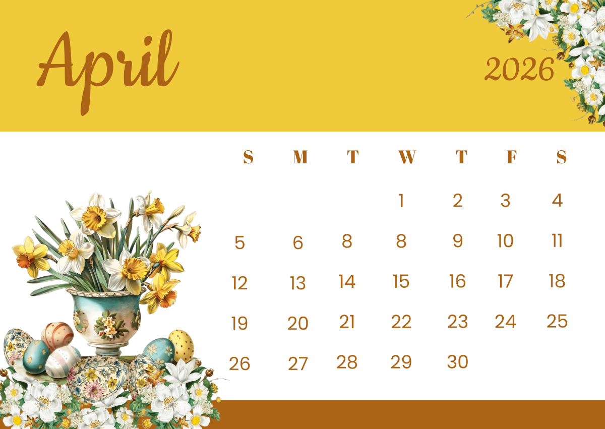 1200x851 Free April 2026 Calendar Templates to Edit Online