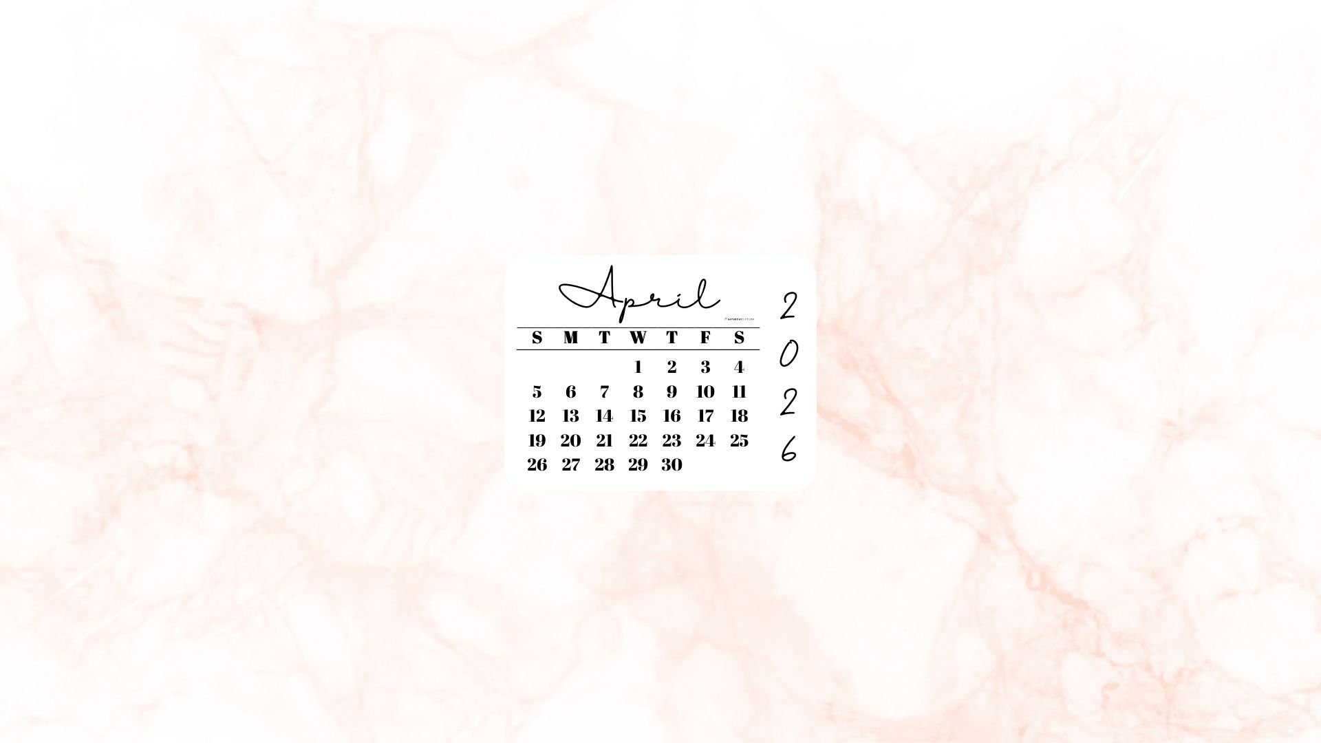 1920x1080 April Desktop Background