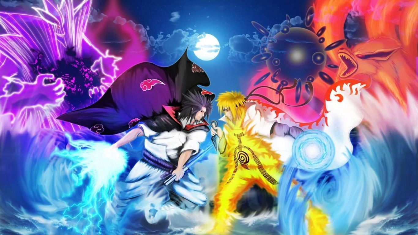 1366x768 Laptop Sasuke Uchiha Wallpaper Free 1366x768 High Quality Background