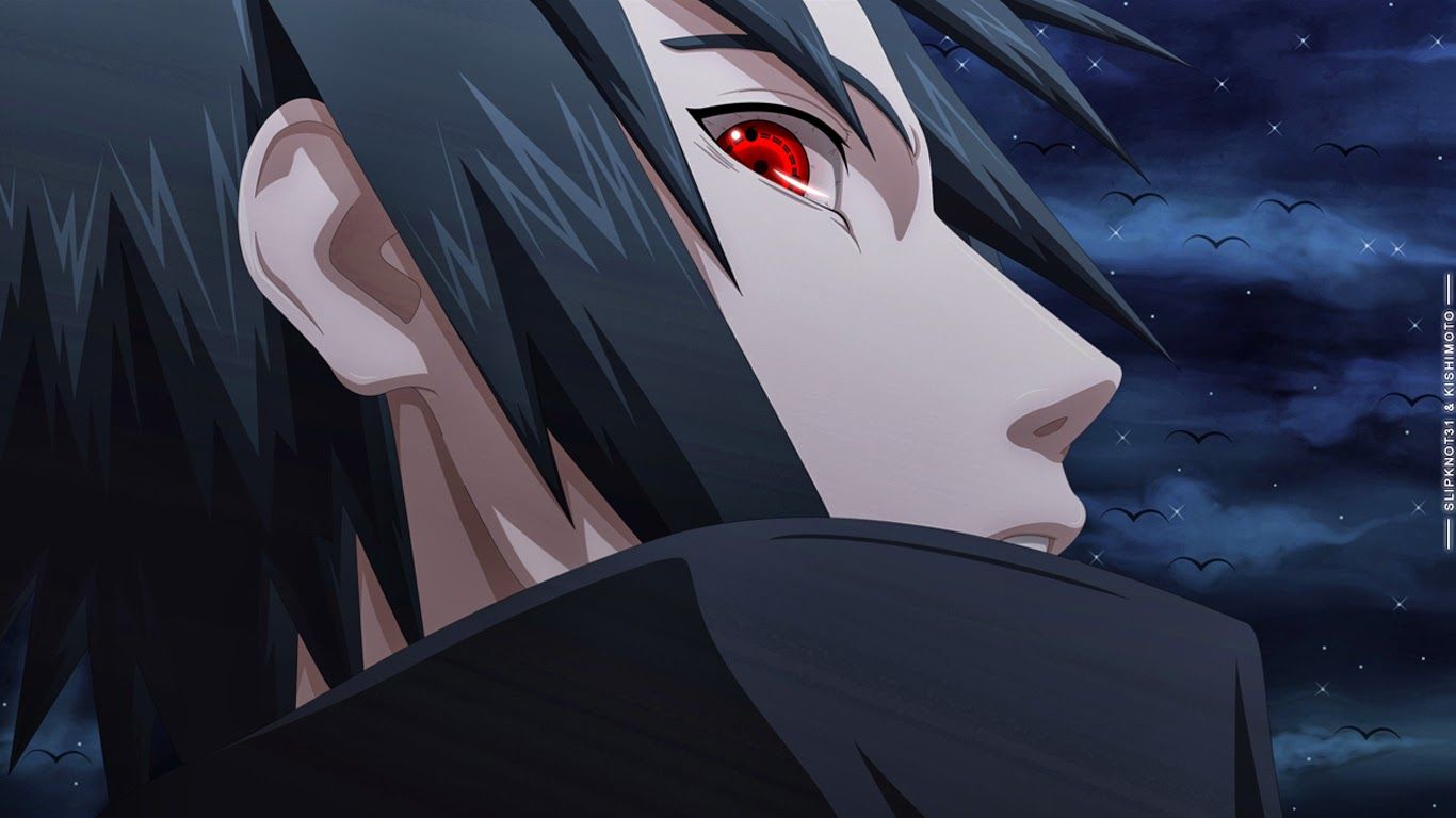 1366x768 Sasuke Alone Wallpaper