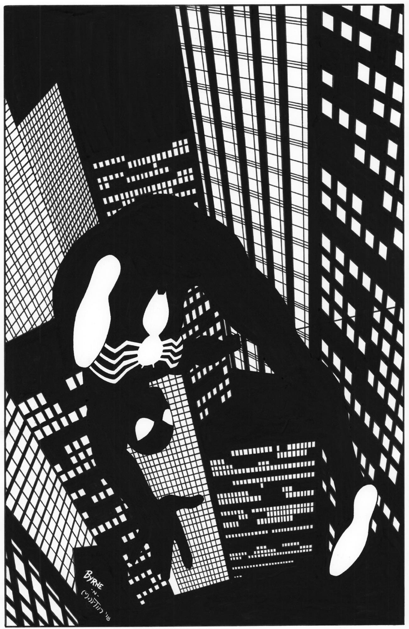 1301x2000 My Favorite Drawing Of Symbiote Spidey(by John Byrne From Spectacular Spider Man )