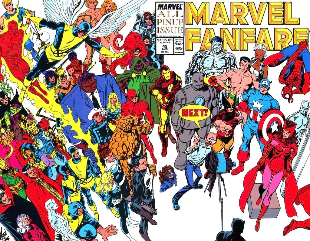 1024x794 Marvel Fanfare Byrne cover, Barry Windsor Smith, Marshall Rogers, Walt Simonson art