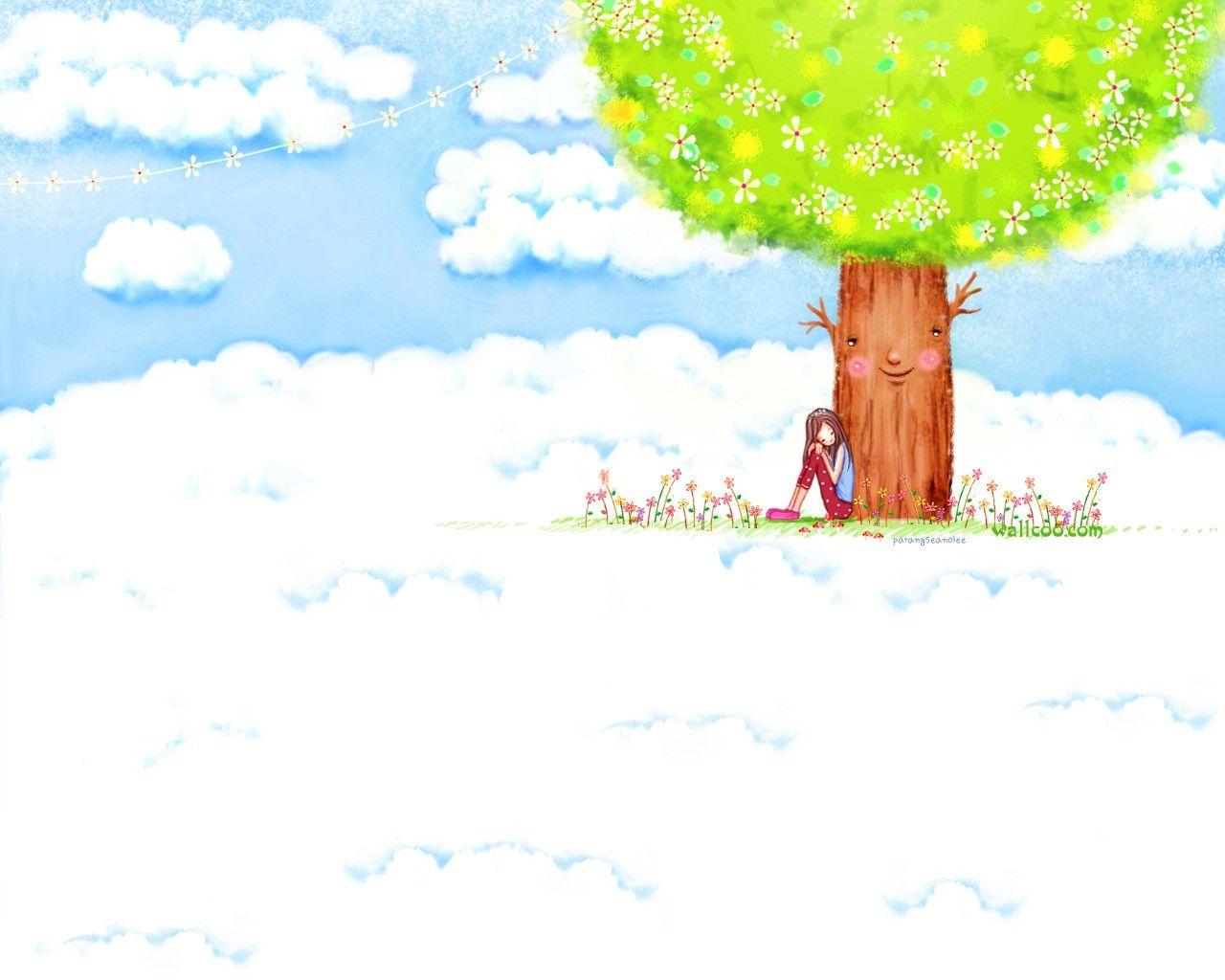 1280x1024 Korea Cartoon Wallpaper