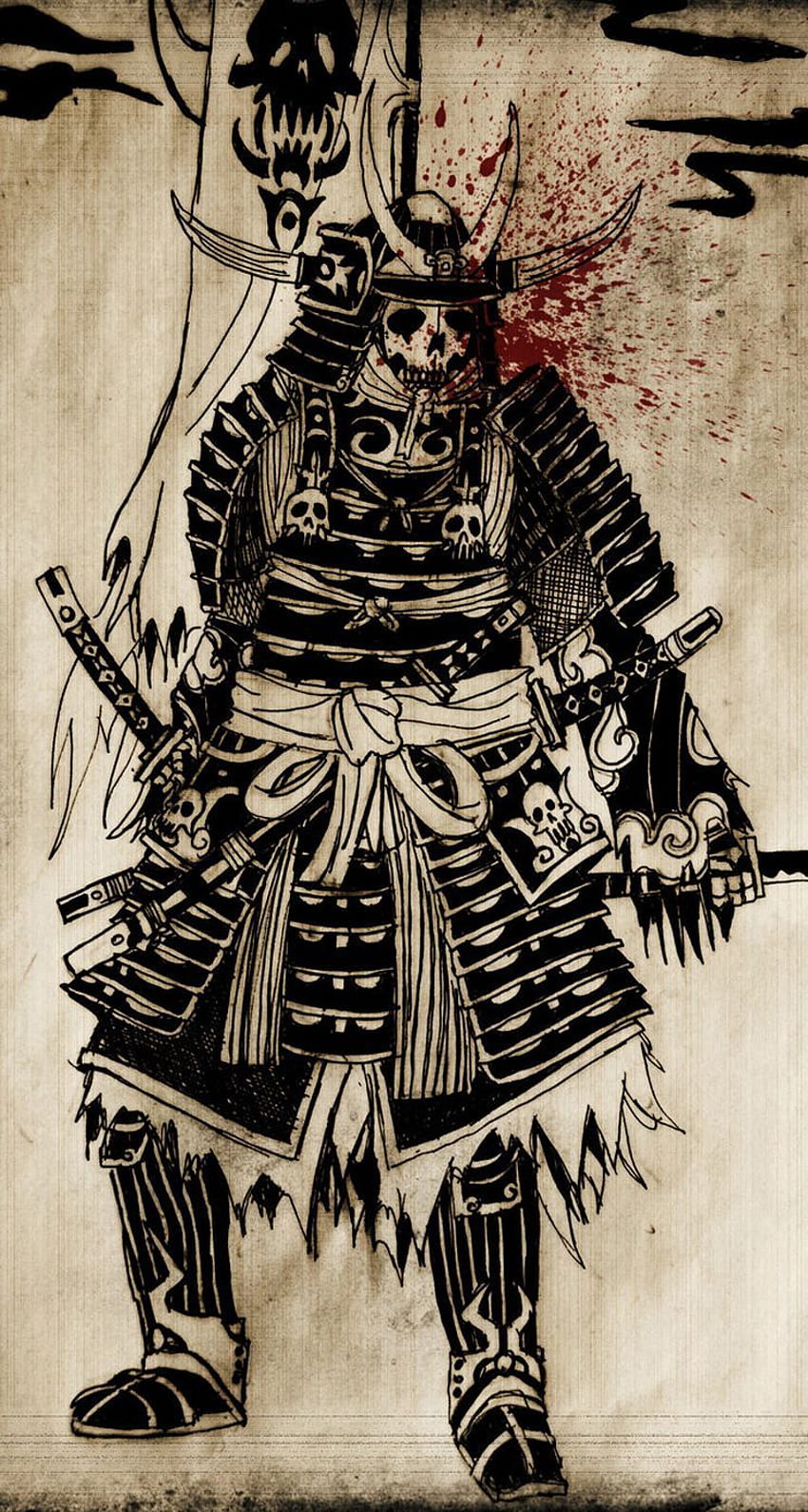 850x1590 Ronin Samurai, harakiri HD phone wallpaper