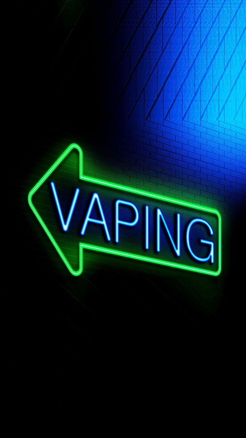 800x1422 Neon Sign, arrow, vaping, HD phone wallpaper