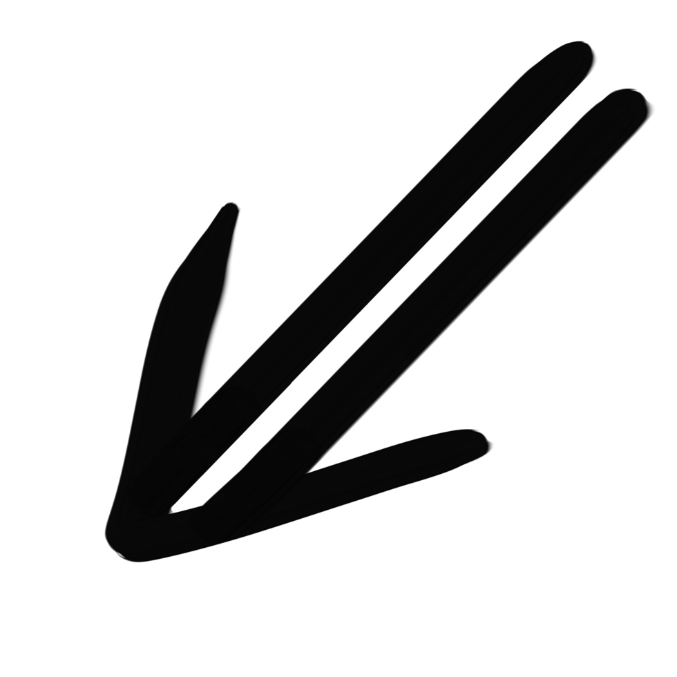 980x980 Black arrow icon for website design, logo, app, work. The black arrow indicated the direction symbol. curved arrow sign. 3D style. 34792688 PNG