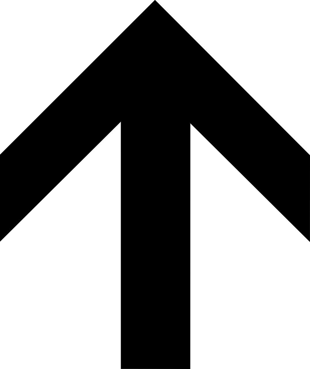 1076x1280 Download free photo of Arrow, black, directions, pointing, north
