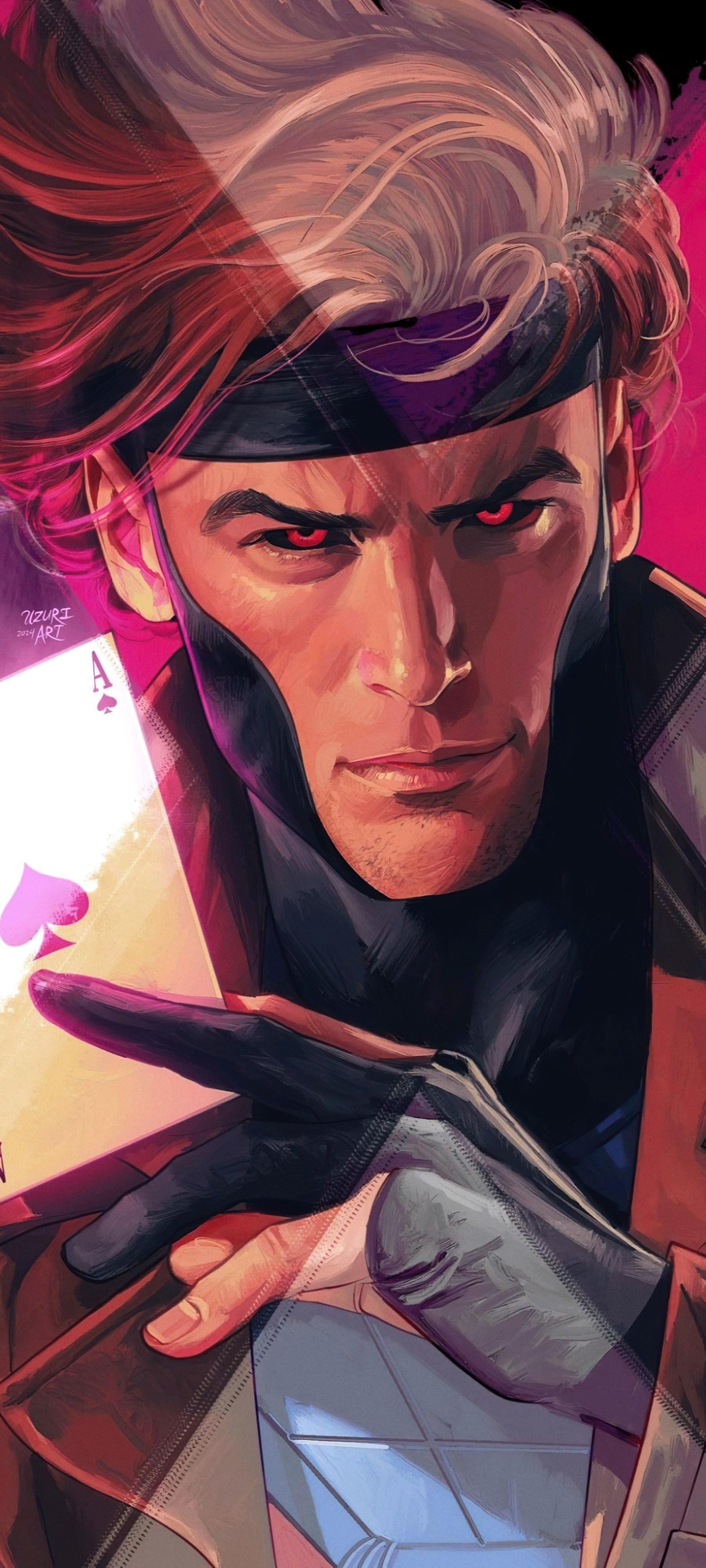 1800x3998 X Men, Gambit Wallpaper (by Uzuri Art) [1800x3998]