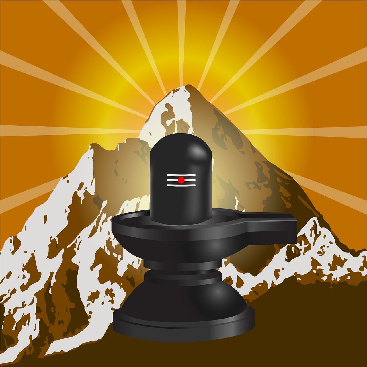 1280x1280 Free Shivling & Spiritual Image