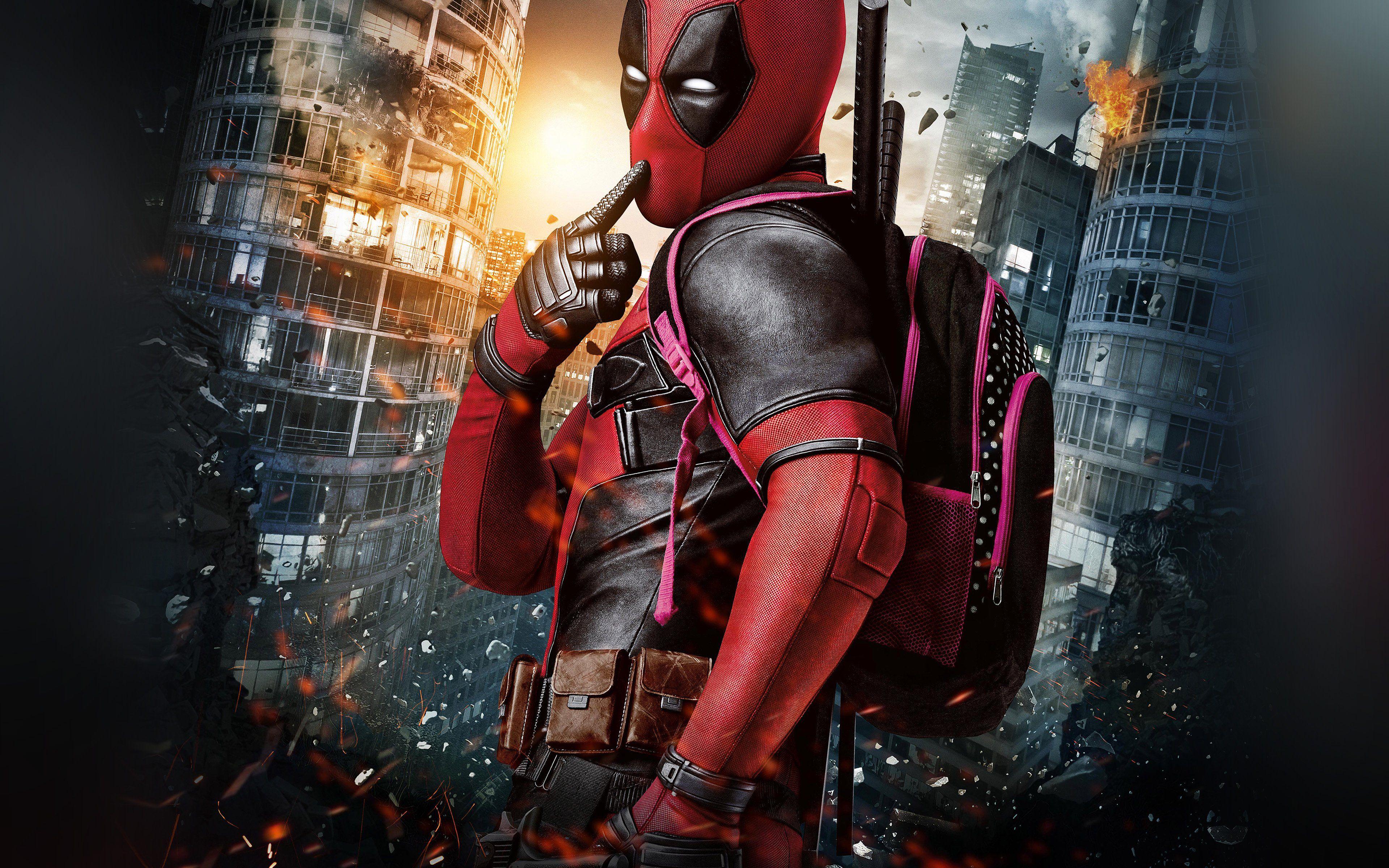 3840x2400 Dealpool Marvel Hero Poster Film Wallpaper