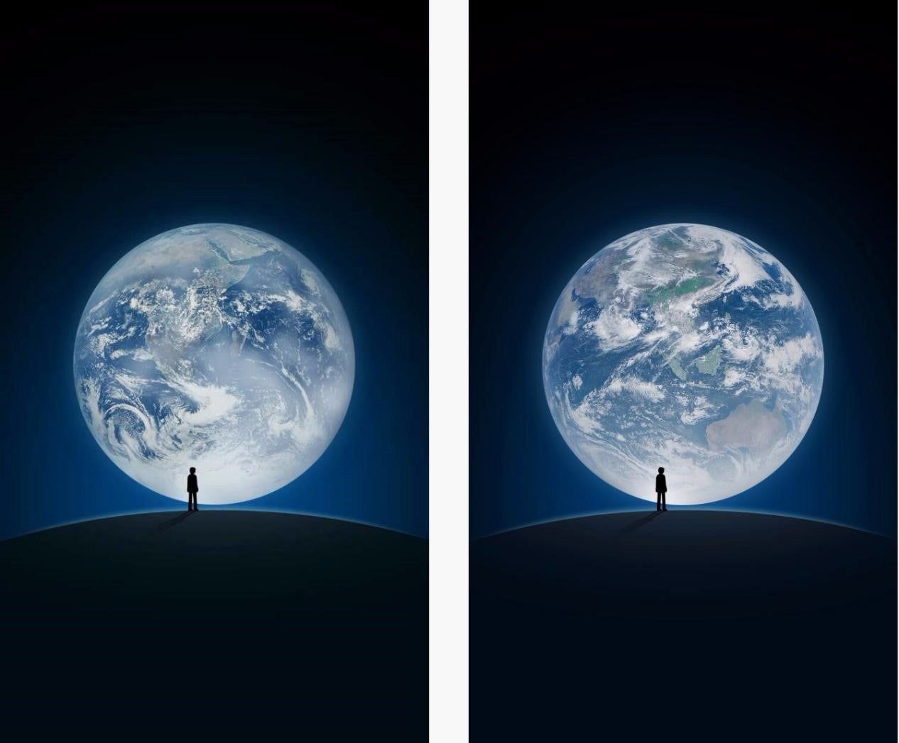 1266x1047 The new satellite image of Earth on WeChat's splash page features China at its center—for a reason