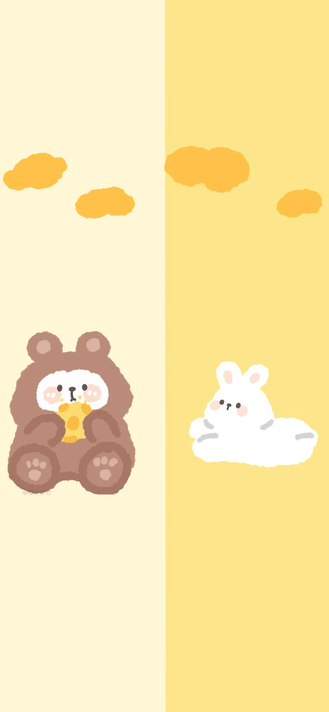 1080x2337 Partition chat background wallpaper, both WeChat and QQ can be used