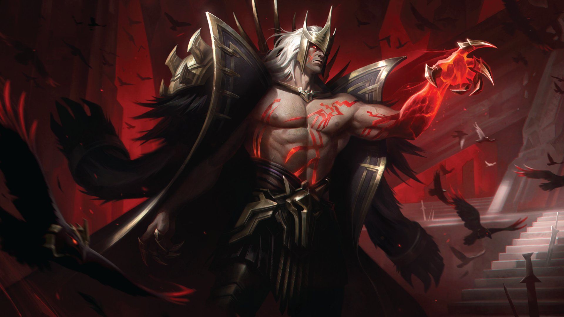 1920x1080 Swain Splash arts for Base and Prestige!