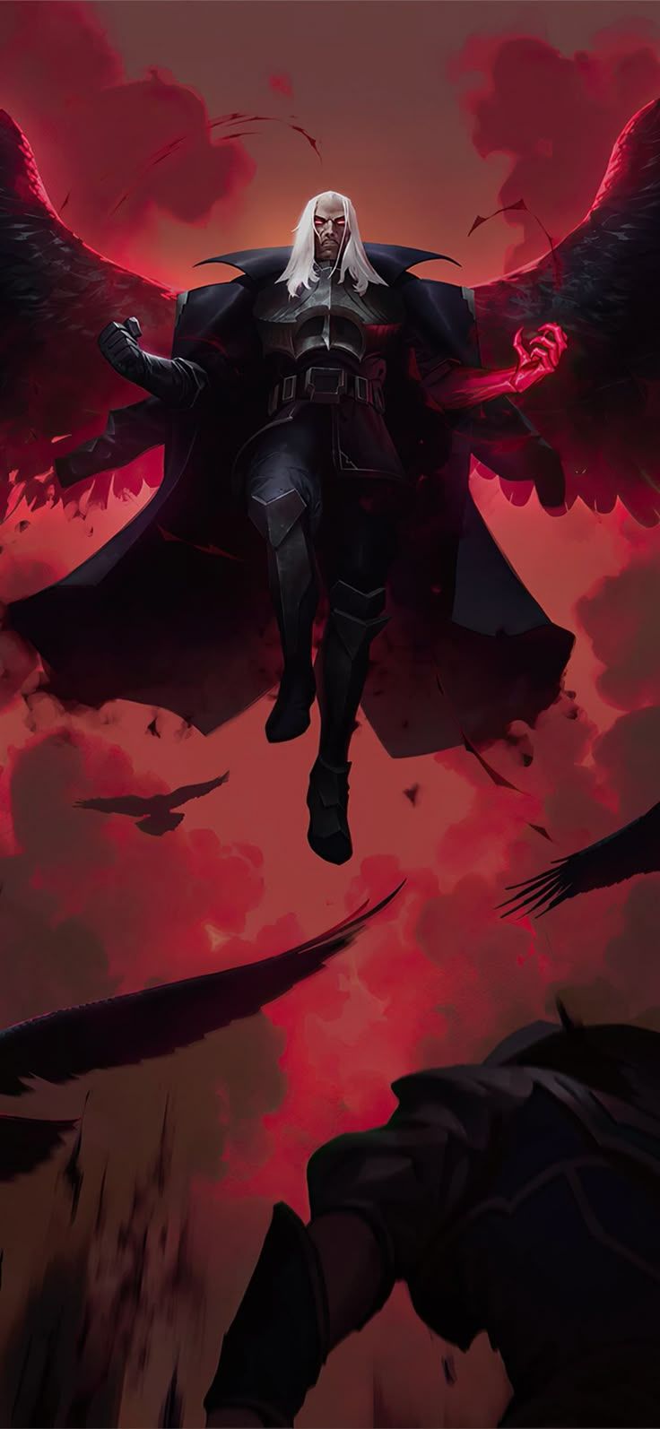 736x1594 legends of runeterra swain iPhone 11 Wallpaper