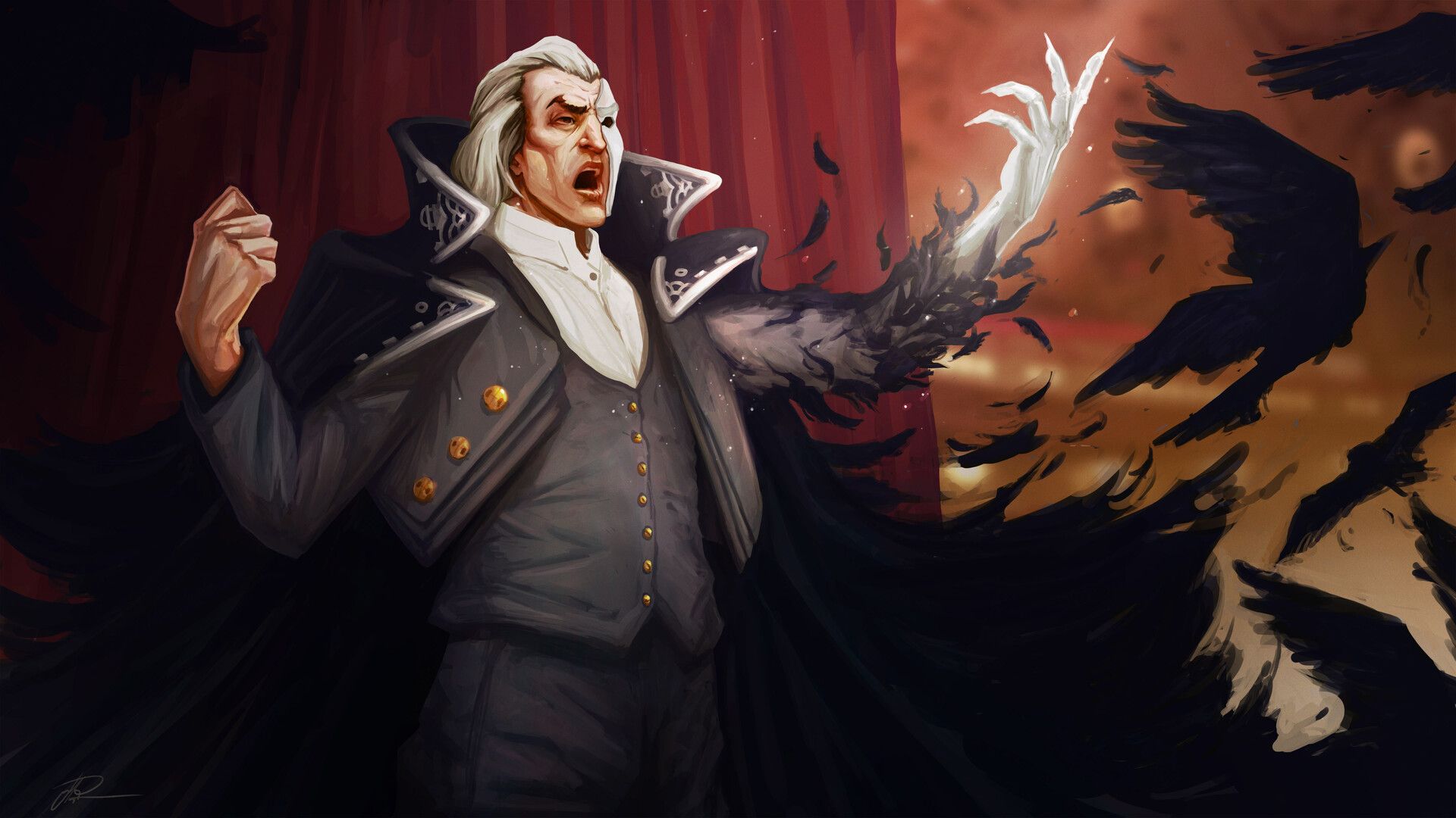 1920x1080 Joshua Rowlinson of Legends Swain (fan art concept)