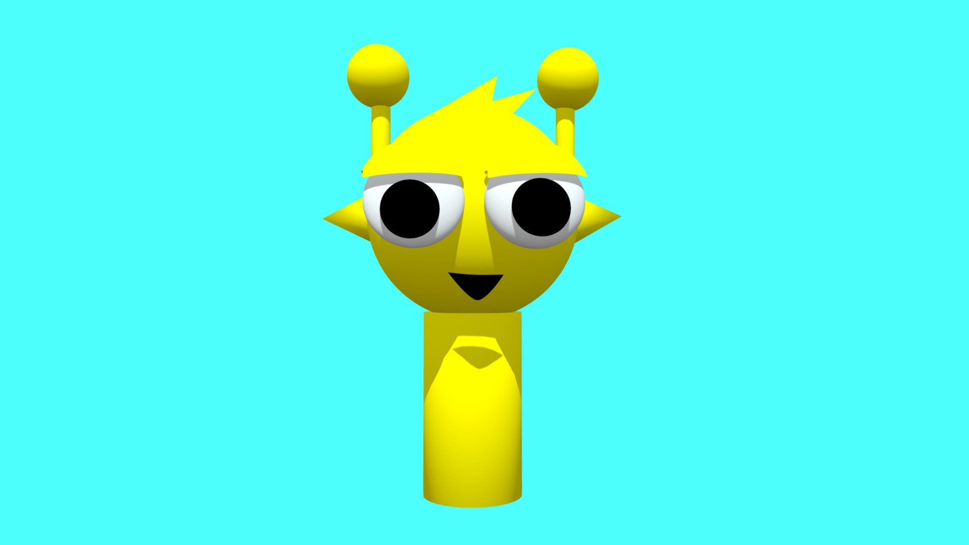 1920x1080 Simon (Sprunki 3D) Free 3D model by SprunkiFan [ec8beef]