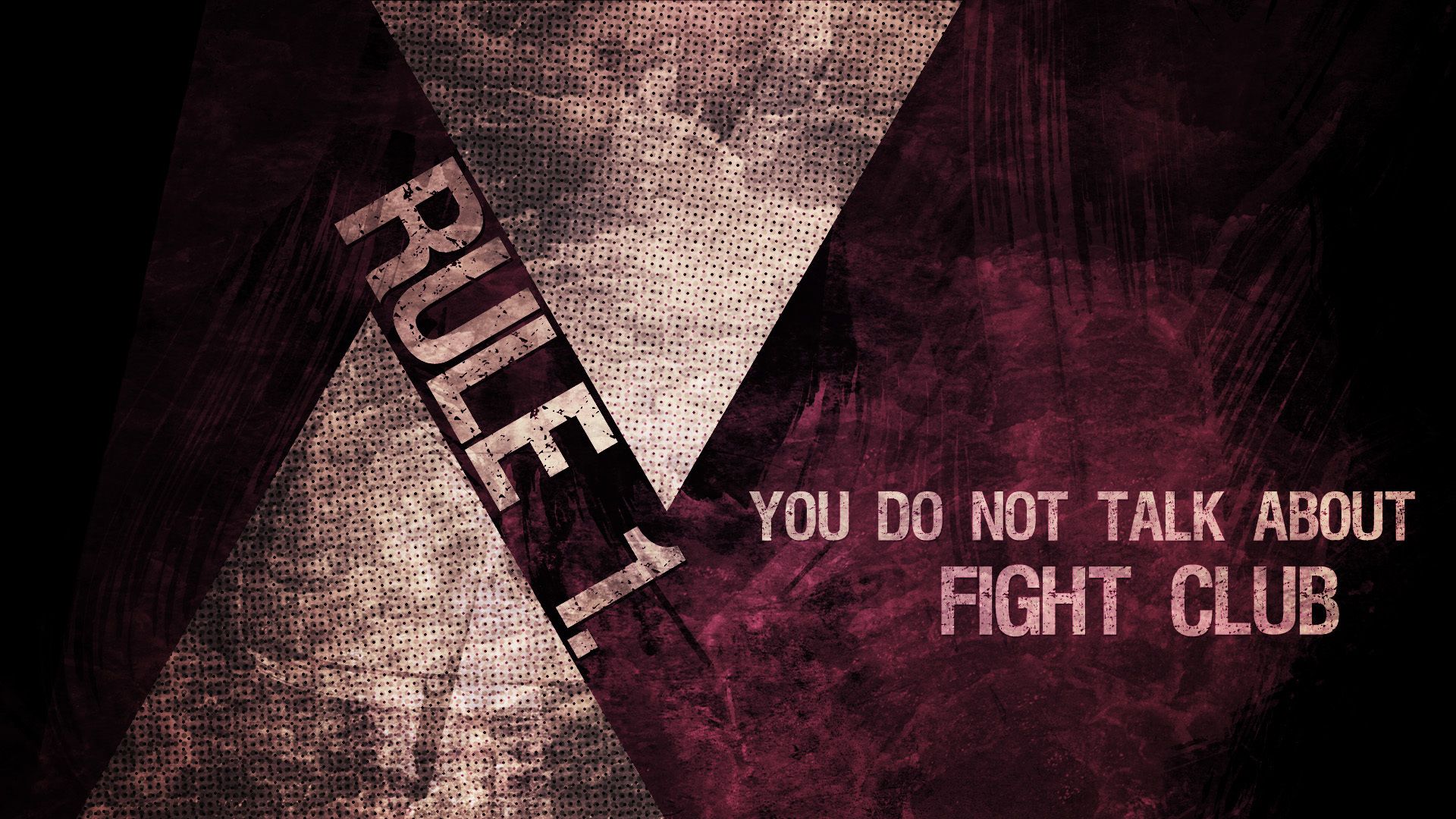 1920x1080 Wallpaper Fight Club, fight club, rule don't talk about Fight club, the first rule, you do not talk about fight club for mobile and desktop, section фильмы, resolution 1920x1080