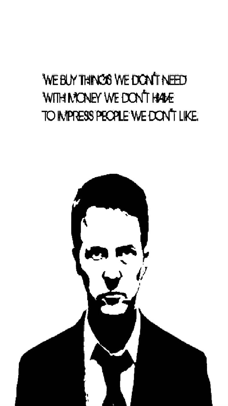 800x1423 Fight Club, 90s, best, blood, brad, edward, like, money, norton, pitt, HD phone wallpaper