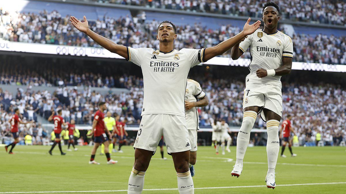 1200x675 Generation Bellingham!': Spanish Papers Hail Real Madrid Star Jude For 'rejuvenating' The Team After The England Midfielder Scored AGAIN With Brace In 4 0 Thrashing Of Osasuna. Daily Mail Online