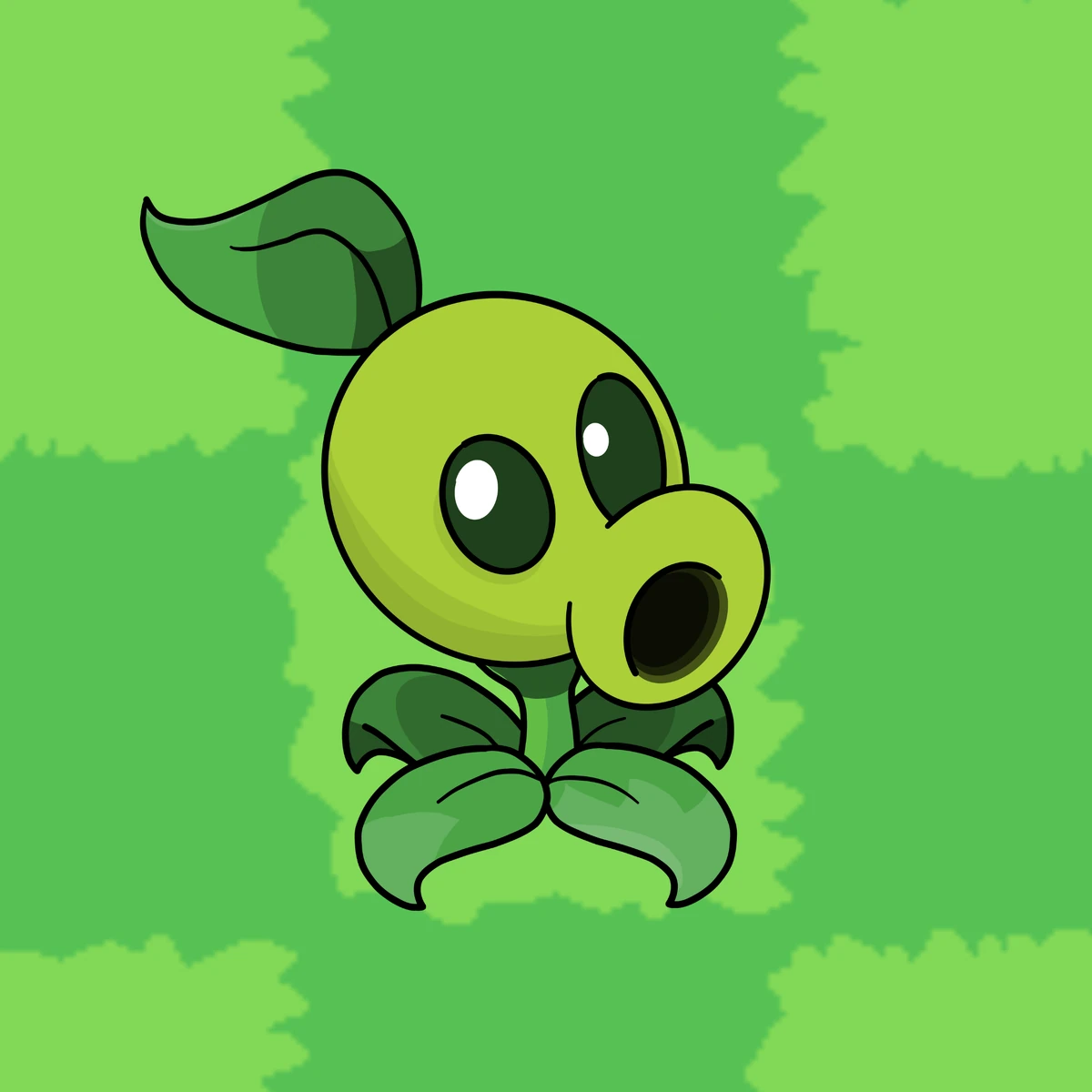 1200x1200 Peashooter (PvZR). Plants vs. Zombies Character Creator
