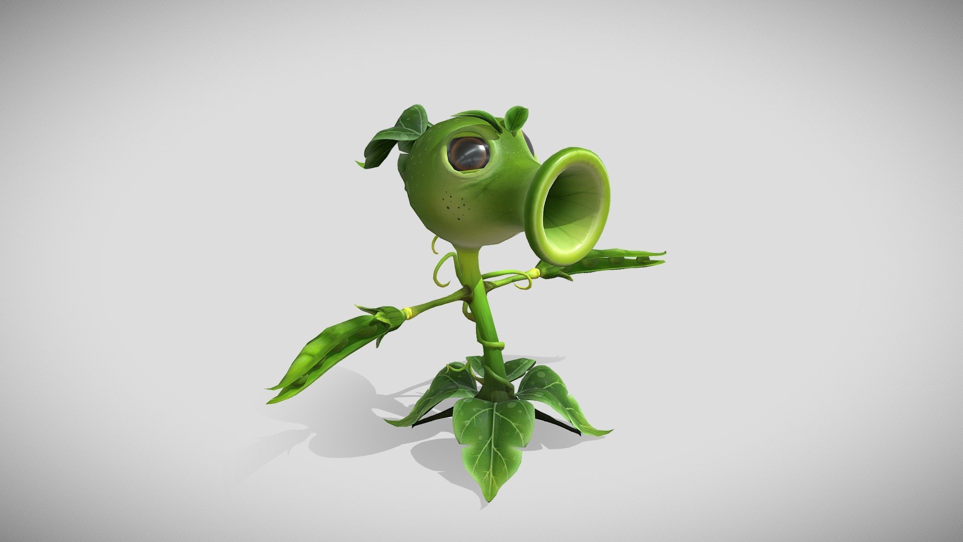 1920x1080 Peashooter vs Zombies: Garden Warfare Free 3D model by Nazar Okruzhko (Назар Окружко) [3c057a4]