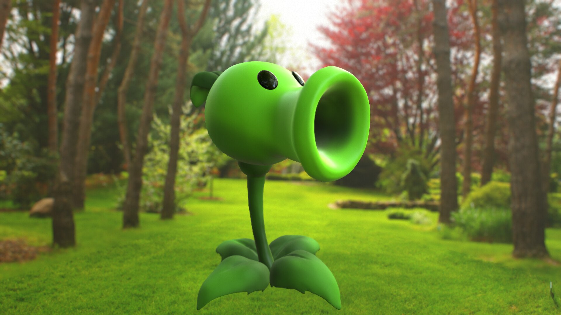1920x1080 Peashooter 3D