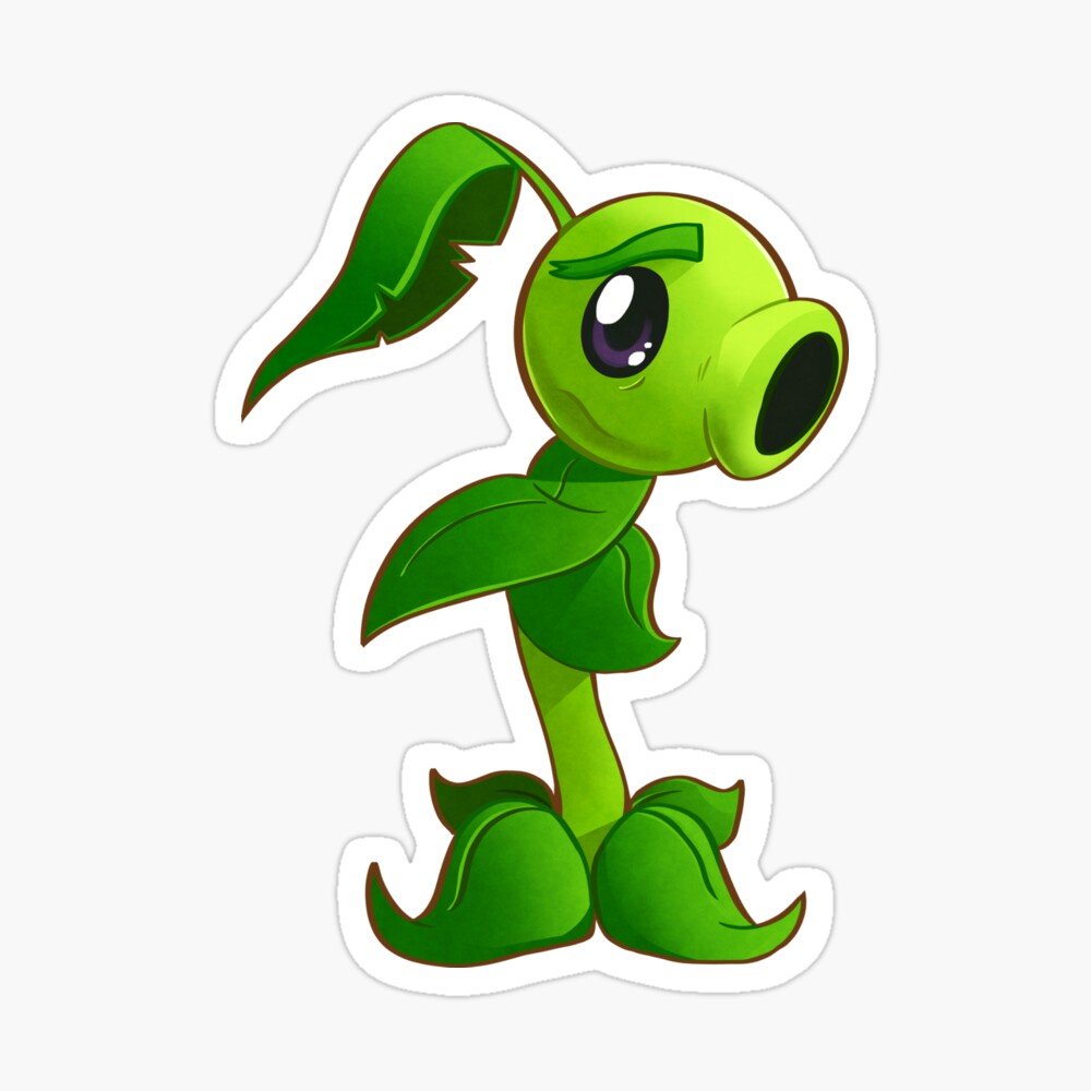 1000x1000 The First Peashooter Magnet