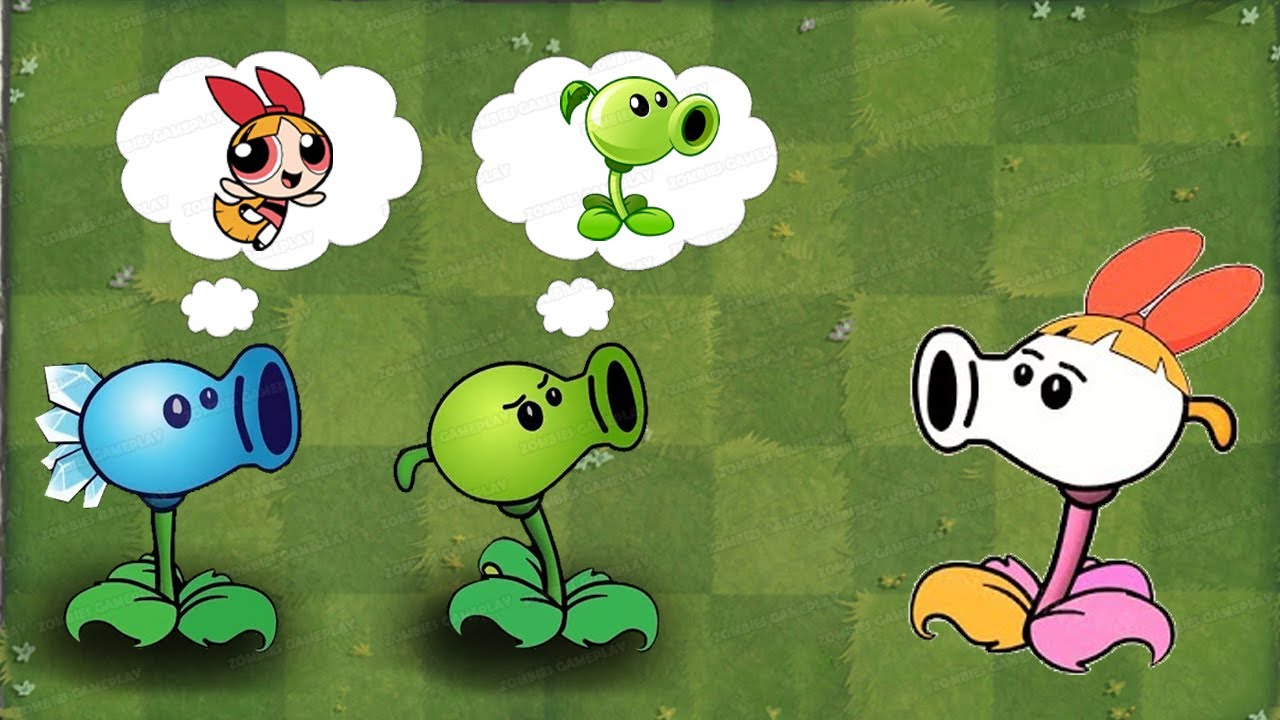 1280x720 Plants vs Zombies Creative Funny Animation GW 2022 Part 44 : Les Super Nana peashooter