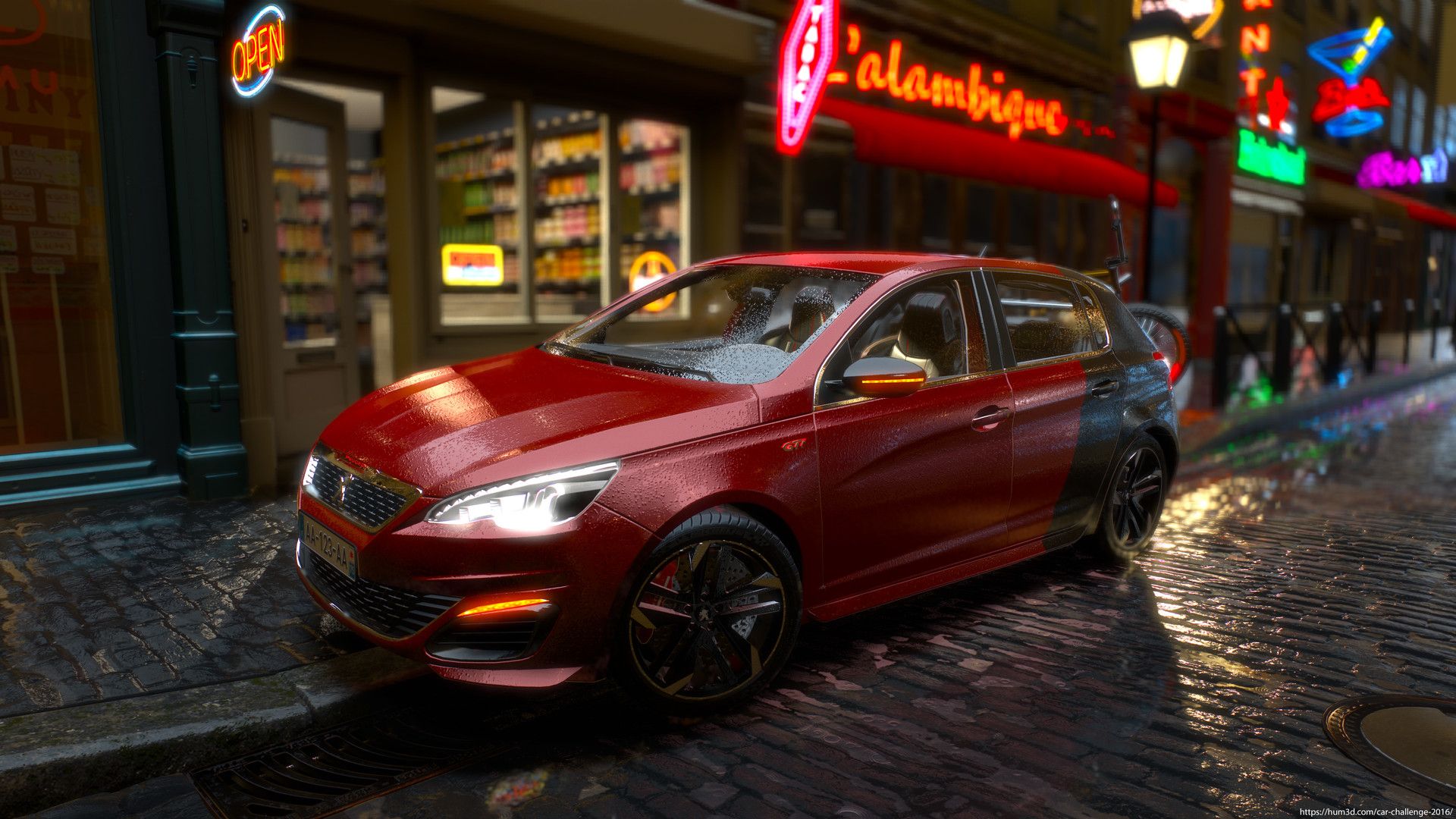1920x1080 Nicolas Hiernaux 308 GTI time model