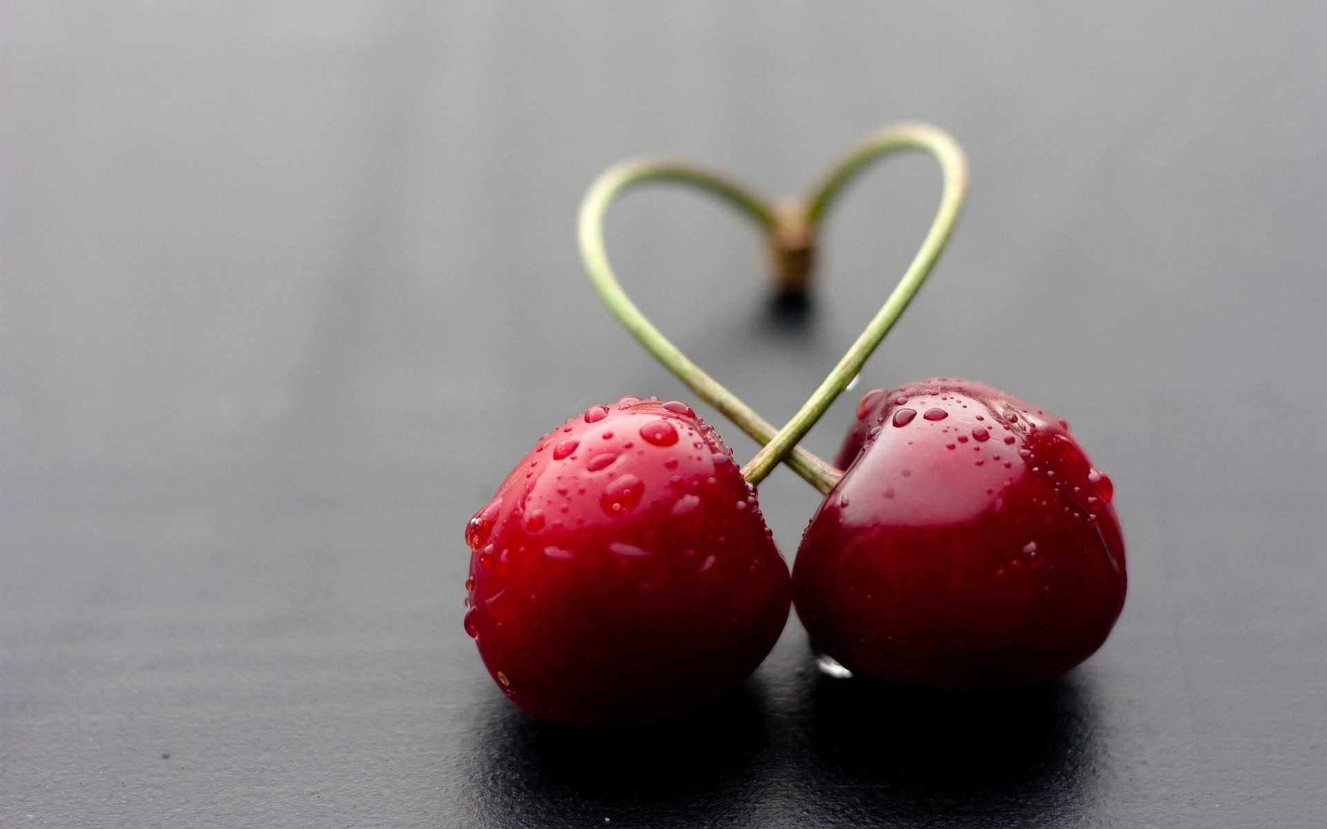 1920x1200 Fresh Cherry Romance: HD Food Wallpaper Delightx1200