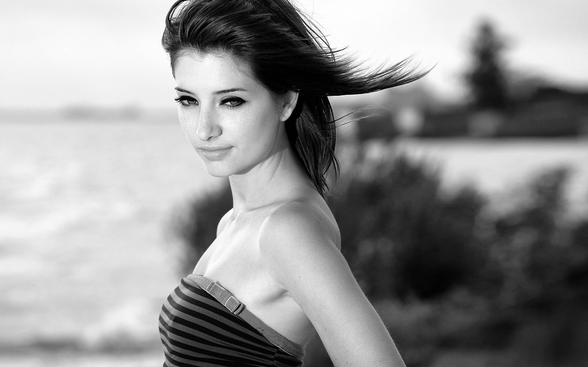 1920x1200 Wallpaper look, the wind, model, model, Susan Coffey for mobile and desktop, section девушки, resolution 1920x1200